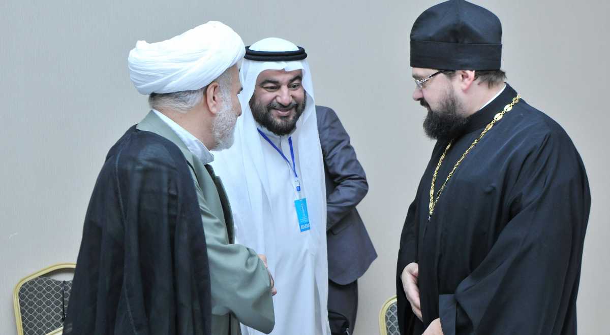 Representatives of world religions discuss the work of the upcoming Congress