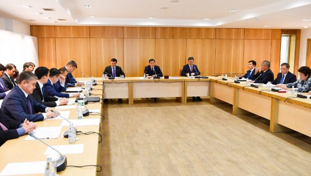 Prime Minister Askar Mamin holds a meeting on further development of the city of Nur-Sultan