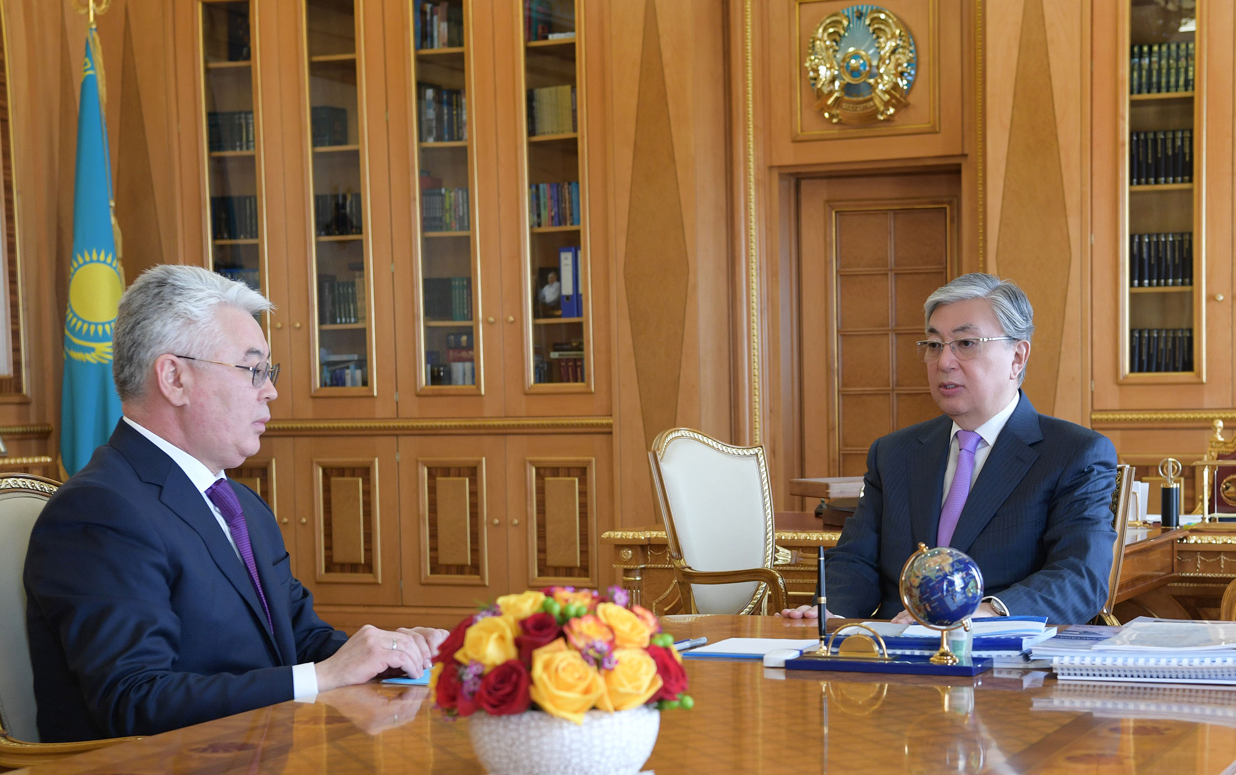 K. Tokayev receives Minister of Foreign Affairs Beibut Atamkulov