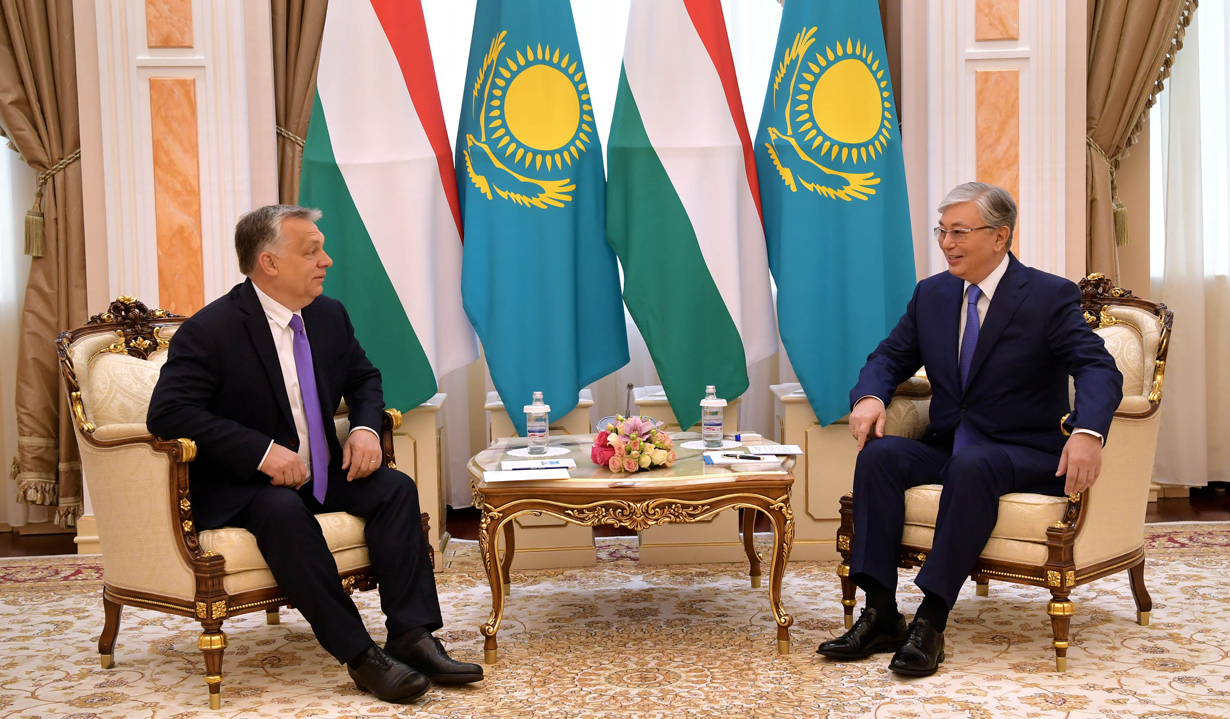 Kassym-Jomart Tokayev held talks with Hungarian Prime Minister Viktor Orban