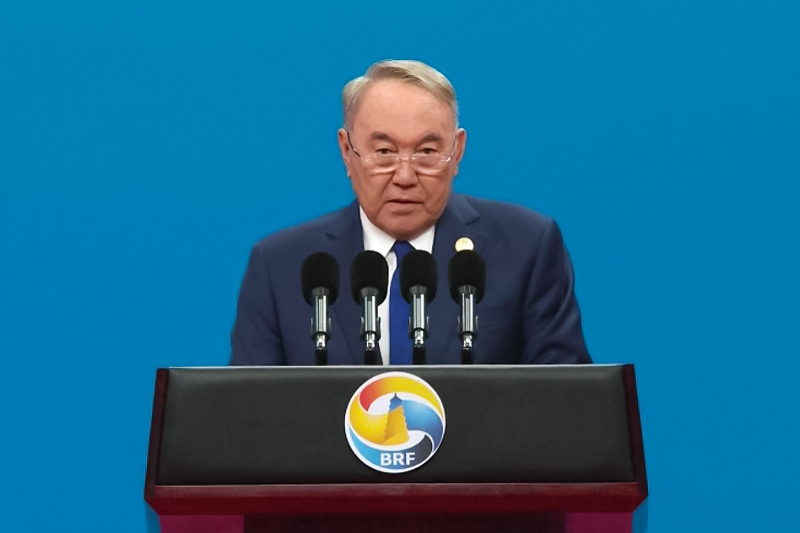 Nursultan Nazarbayev participates in the opening ceremony of the Belt and Road Forum