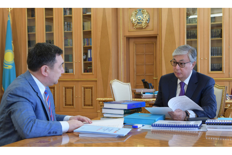 K.Tokayev receives President of the International Turkic Academy Darkhan Kydyrali
