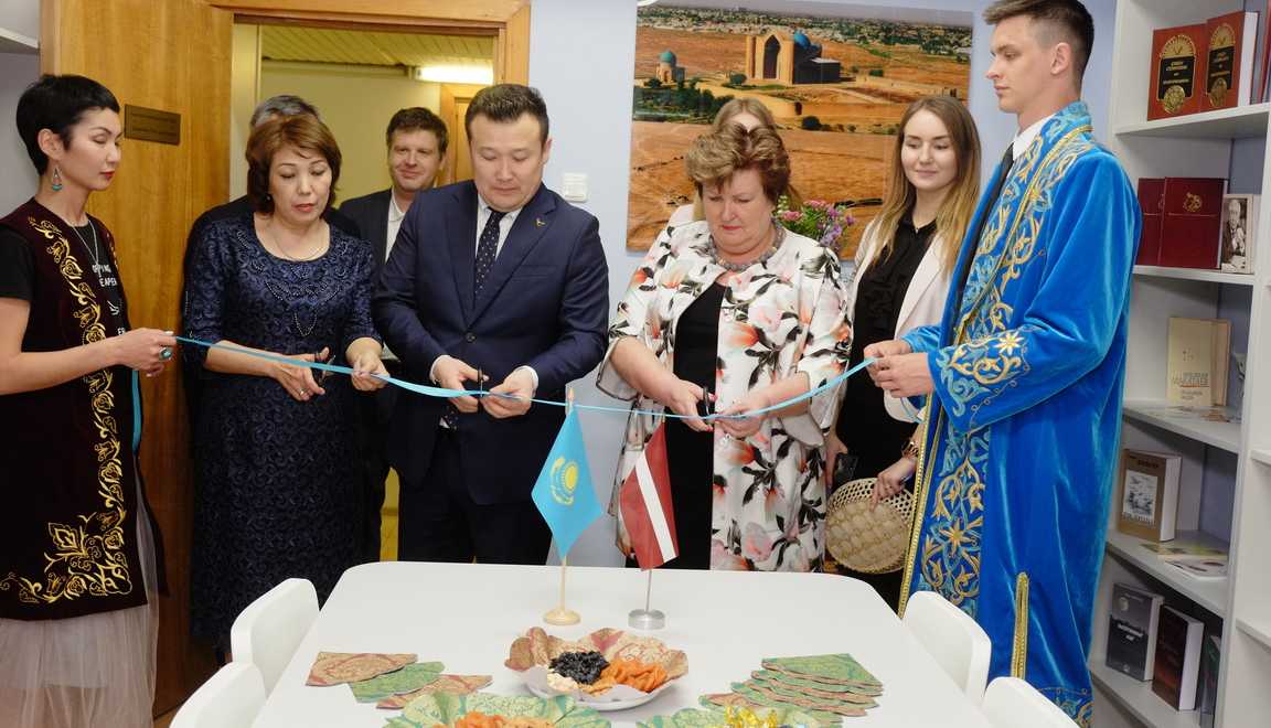 Kazakhstan Information Center “Abai” first opened in the capital of Latvia