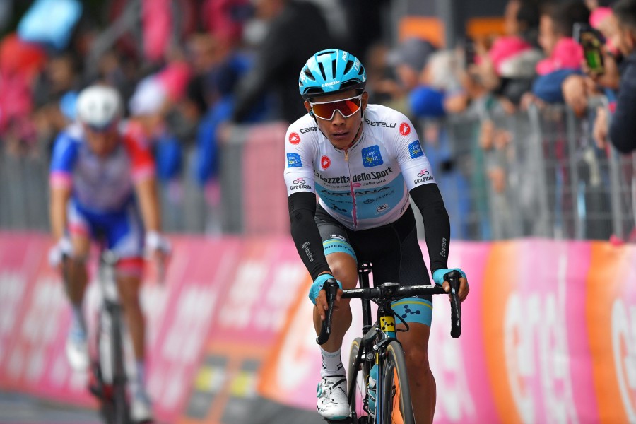 Miguel Angel Lopez 8th in Giro d'Italia Stage 4