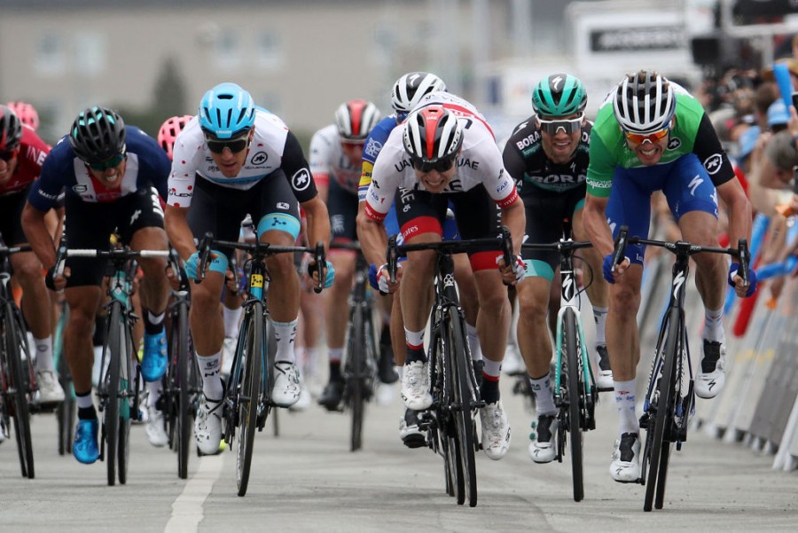 Davide Ballerini finishes eighth in sprint at Amgen Tour of California Stage 3