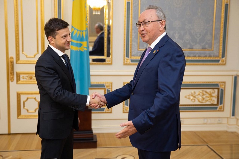 The Deputy Speaker of the Senate of the Parliament of Kazakhstan met the President of Ukraine