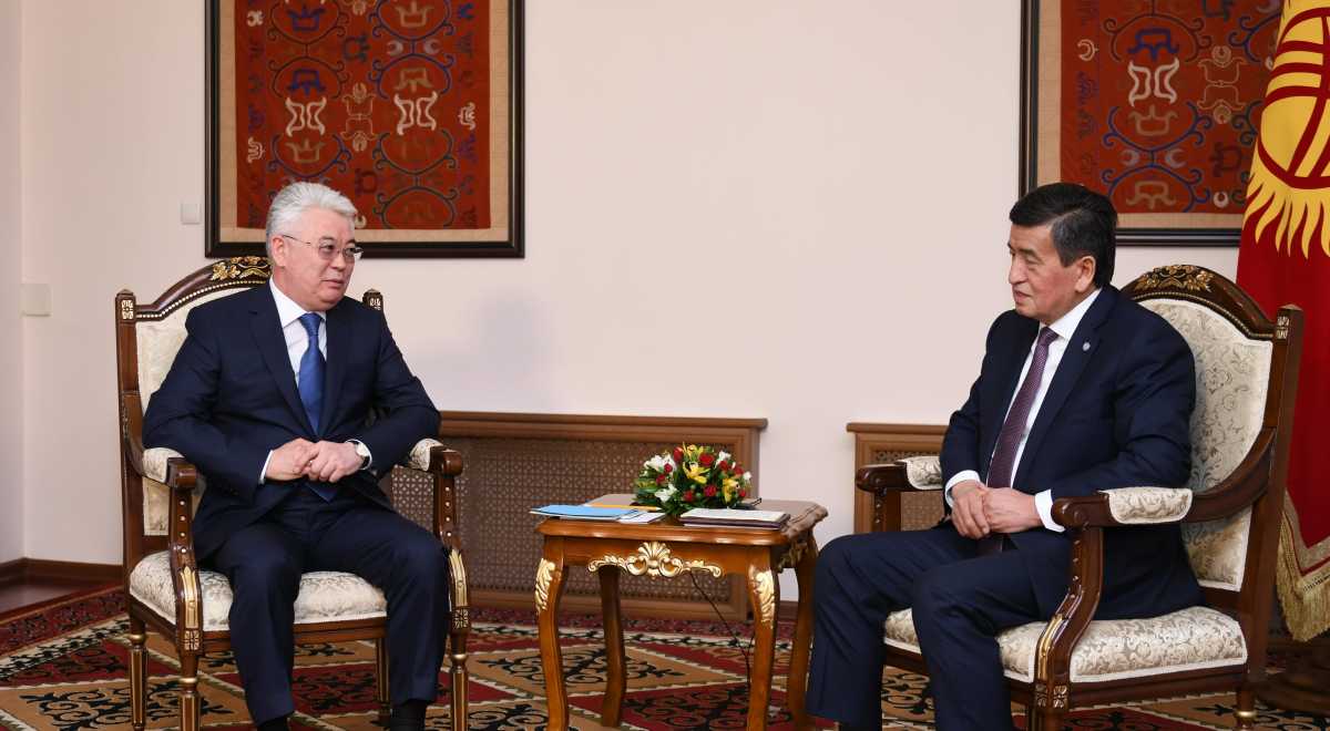 ​Kyrgyz President Receives Kazakh Foreign Minister