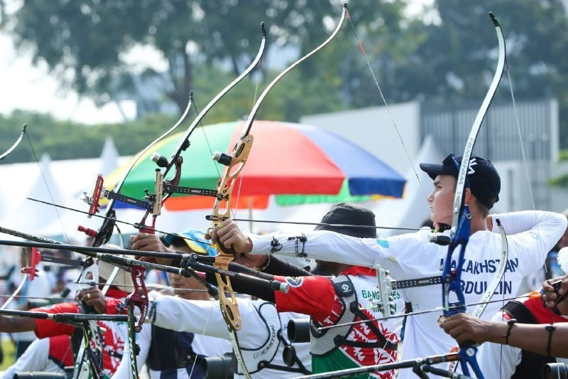 Ilfat Abdullin completed qualifications in the TOP-10 at the Archery World Cup Stage 3