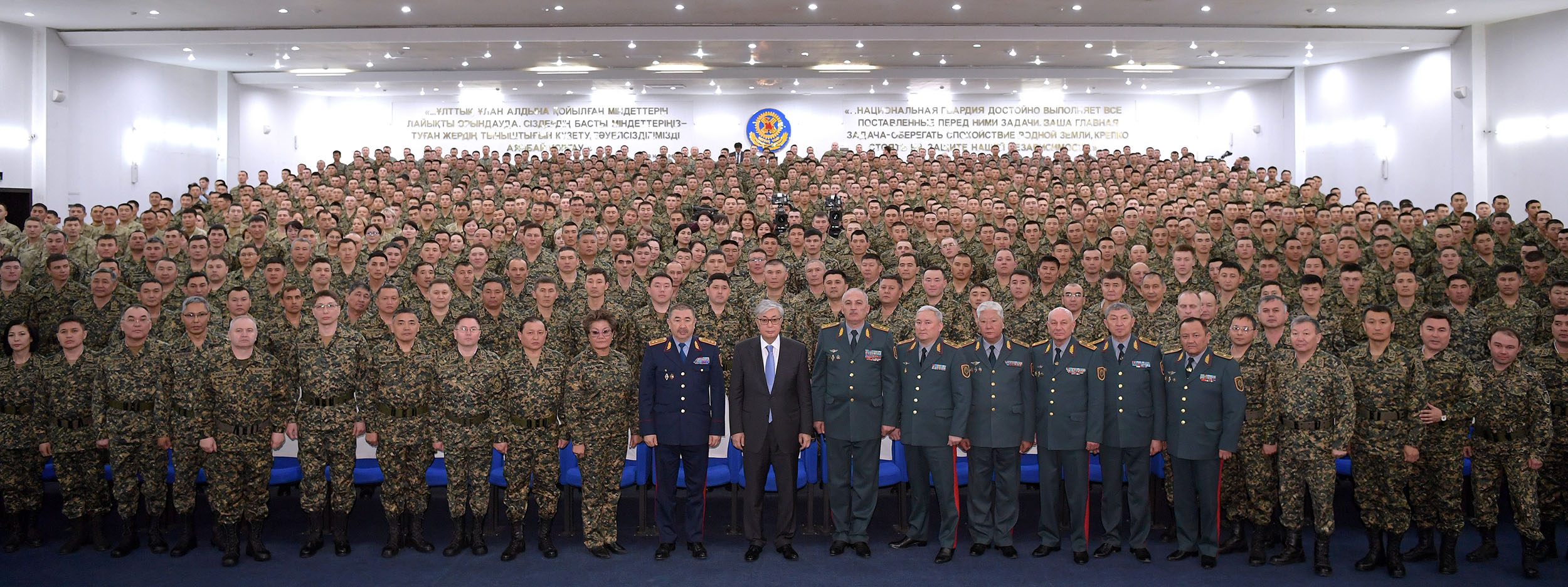 Head of State Kassym-Jomart Tokayev visits Military Unit of the National Guard