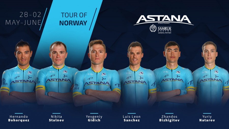 Astana Pro Team to take part in the 2.HC stage race Tour of Norway