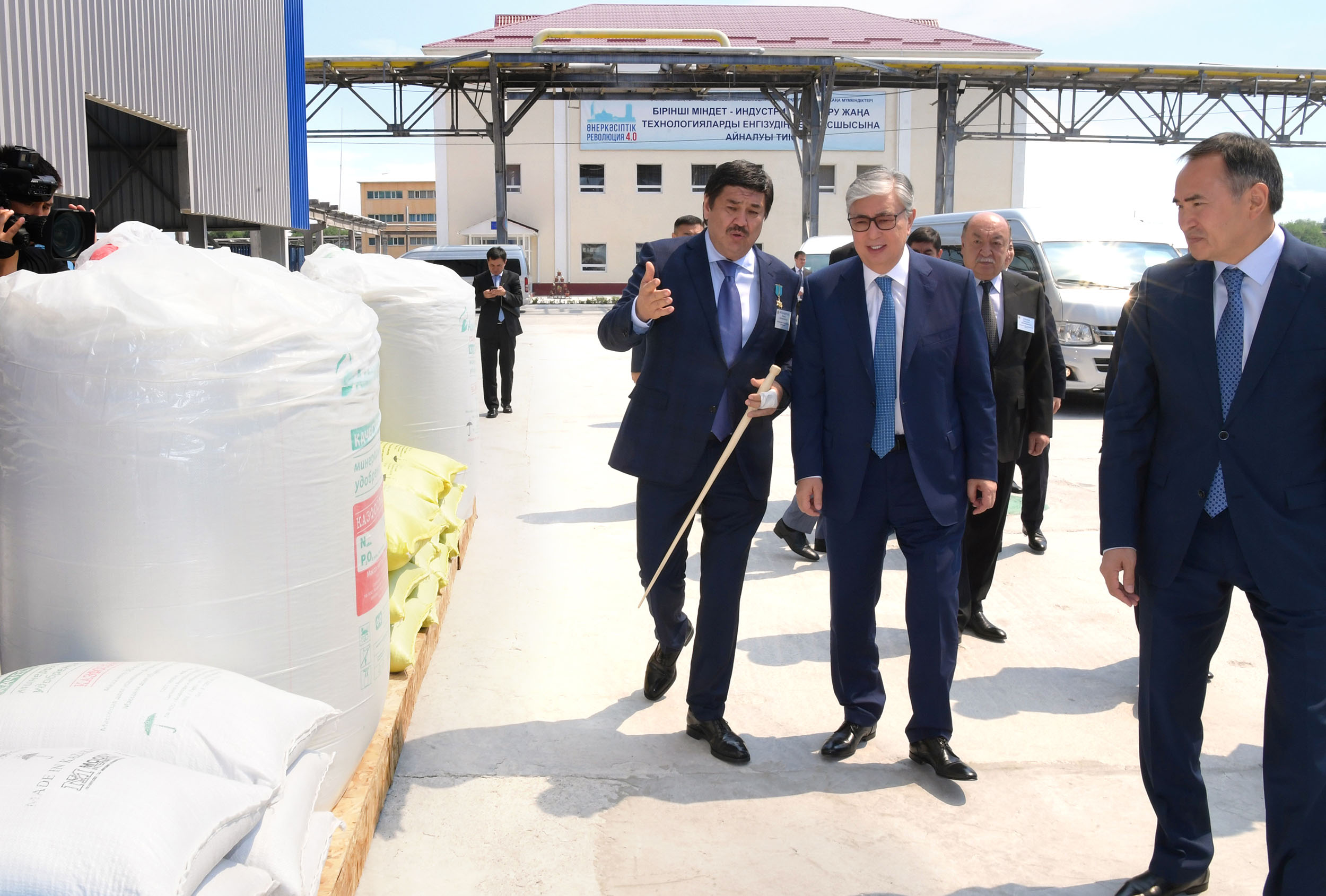 President of Kazakhstan Kassym-Jomart Tokayev visits Kazphosphate LLP