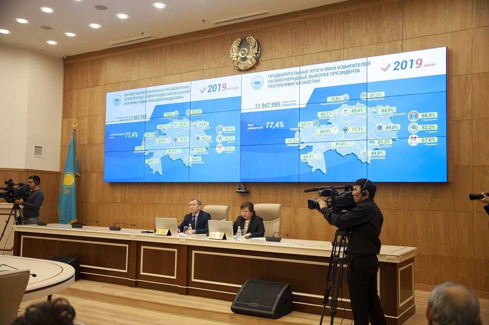 CEC of Kazakhstan held briefings on the opening of polling stations and the beginning of voting