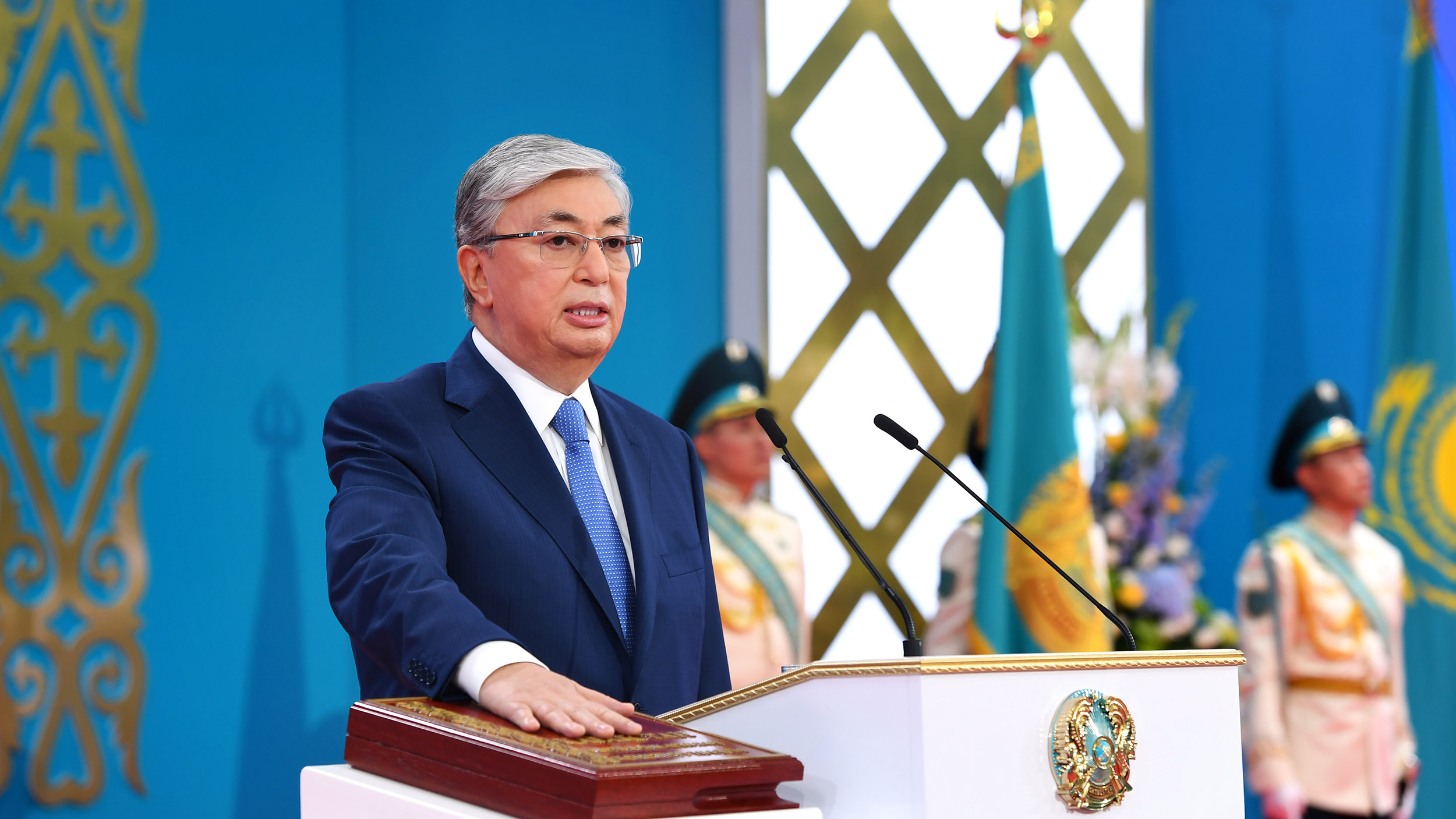 The official inauguration ceremony held for K.Tokayev as President of Kazakhstan