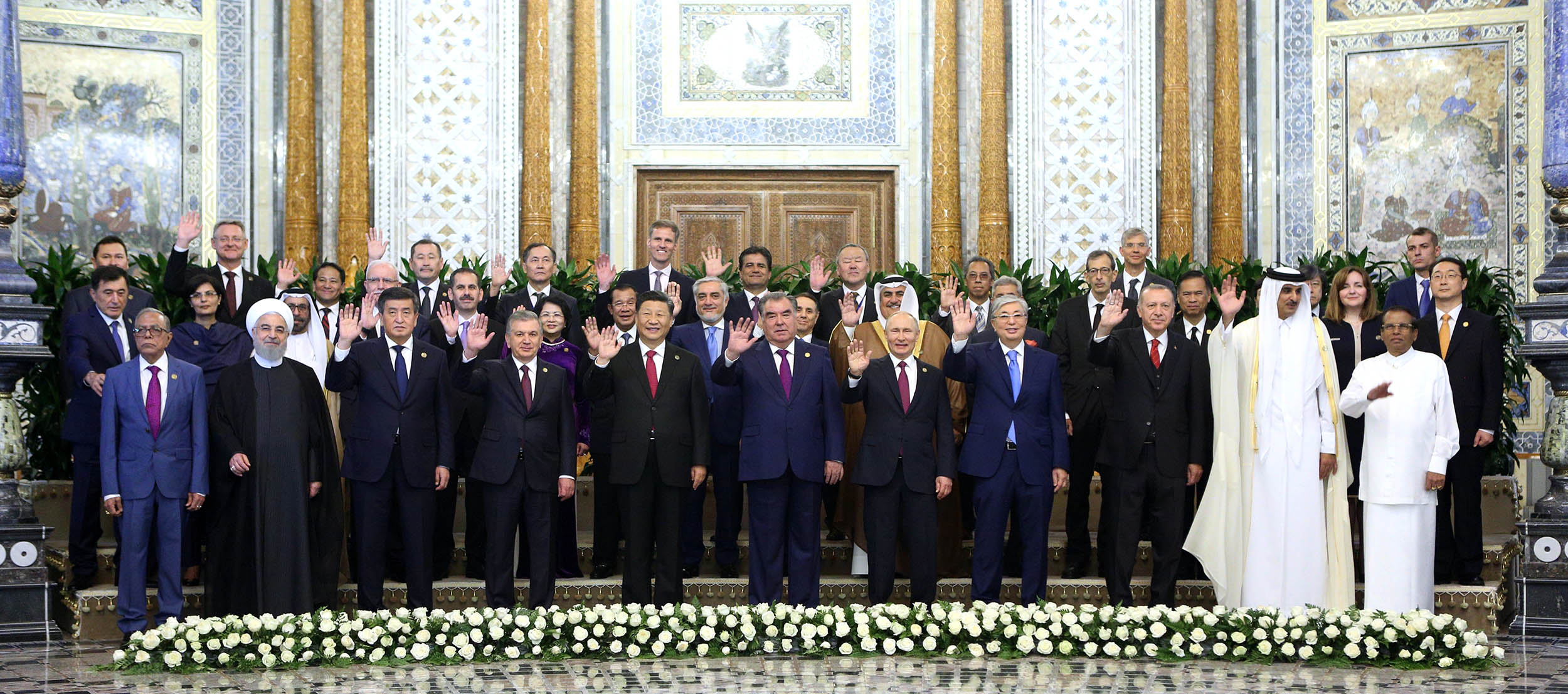 The Kazakh President takes part in the 5th CICA Summit