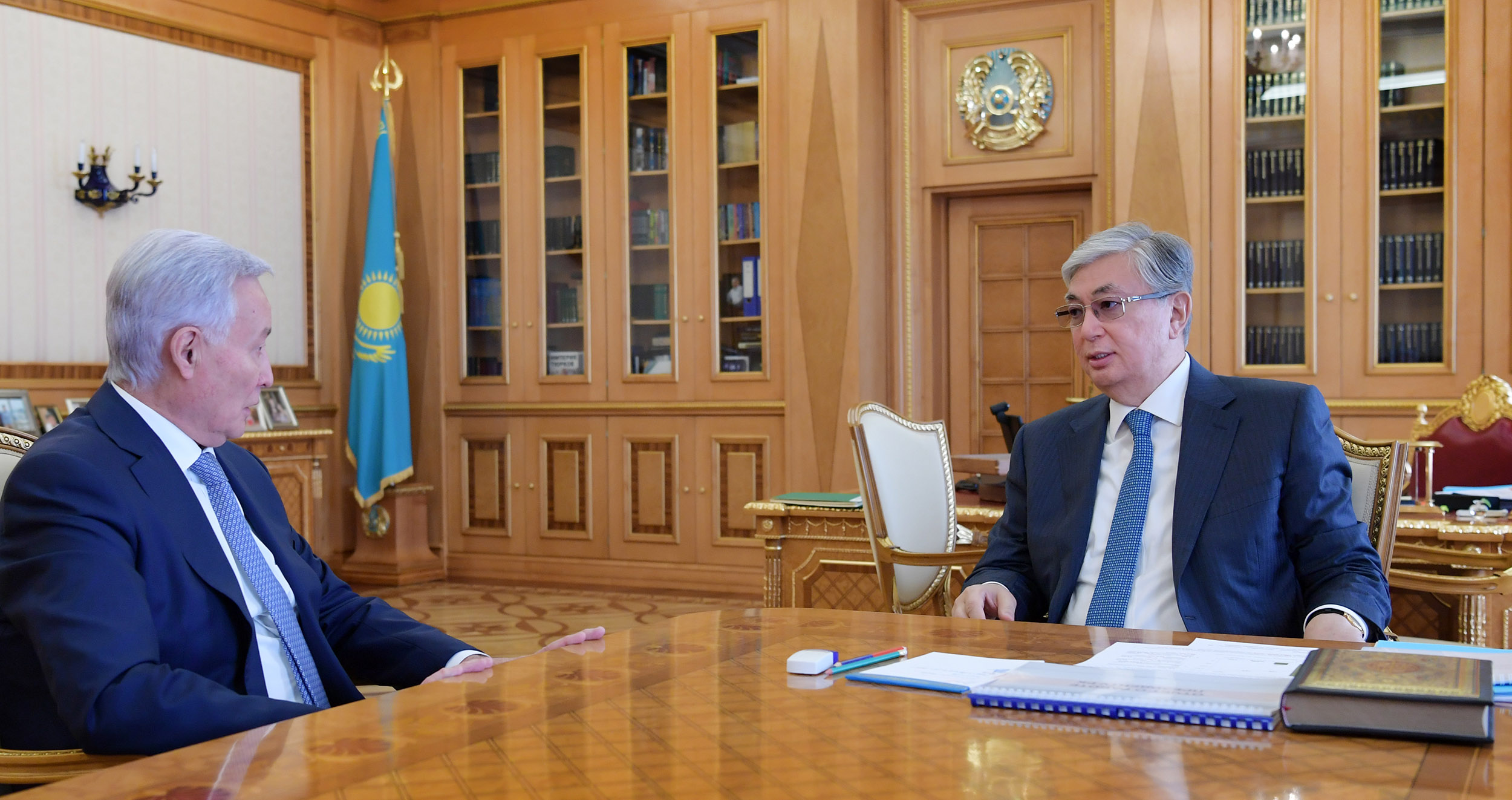 K. Tokayev receives the Chairman of the Management Board of National Scientific Medical Center