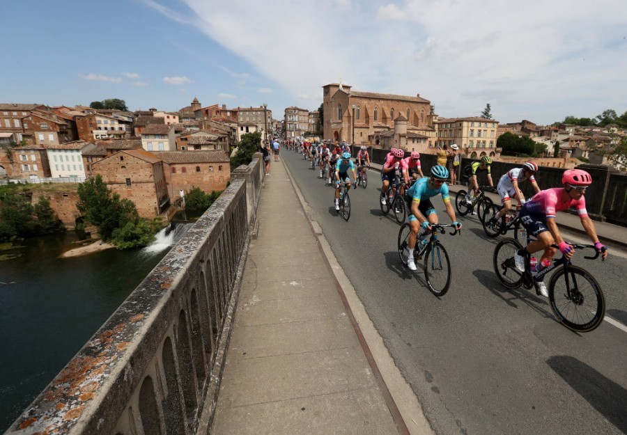 Tour de France. Stage 11. Bunch sprint in Toulouse