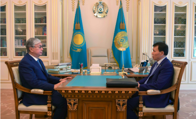 The Head of state receives Chairman of the anti-corruption Agency Alik Shpekbayev