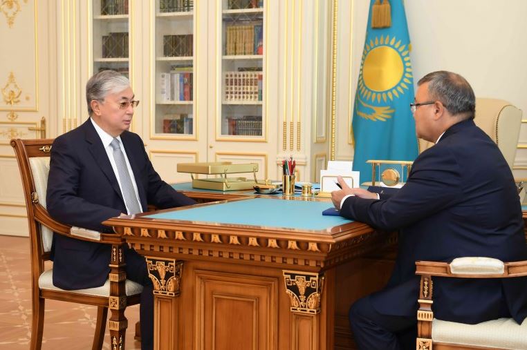 K.Tokayev receives Askar Beisenbayev, Ambassador-designate of Kazakhstan to Belarus