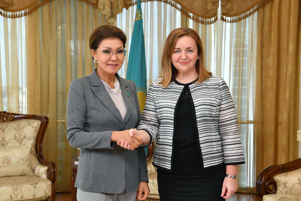 Dariga Nazarbayeva supported UN initiatives to create a network of women's organizations in Central Asia