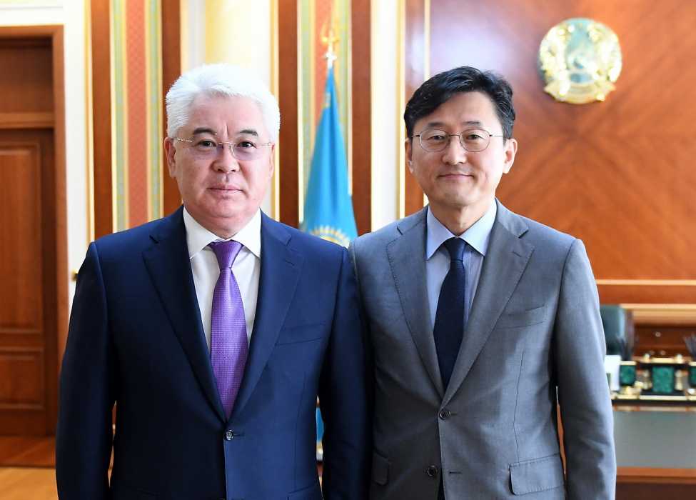 Beibut Atamkulov receives Deputy foreign Minister of the Republic of Korea