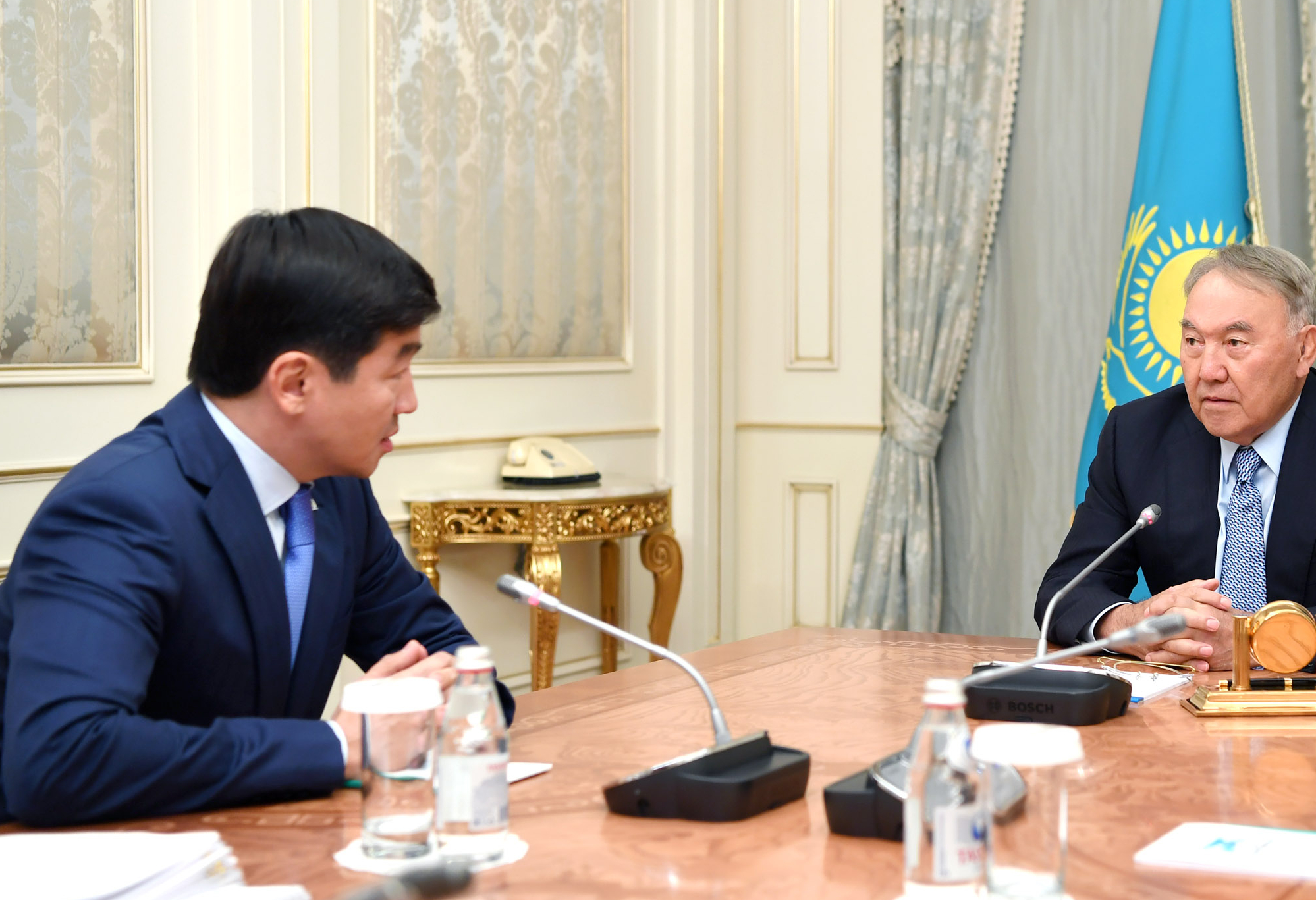 Nazarbayev receives the First Deputy Chairman of the Nur Otan party