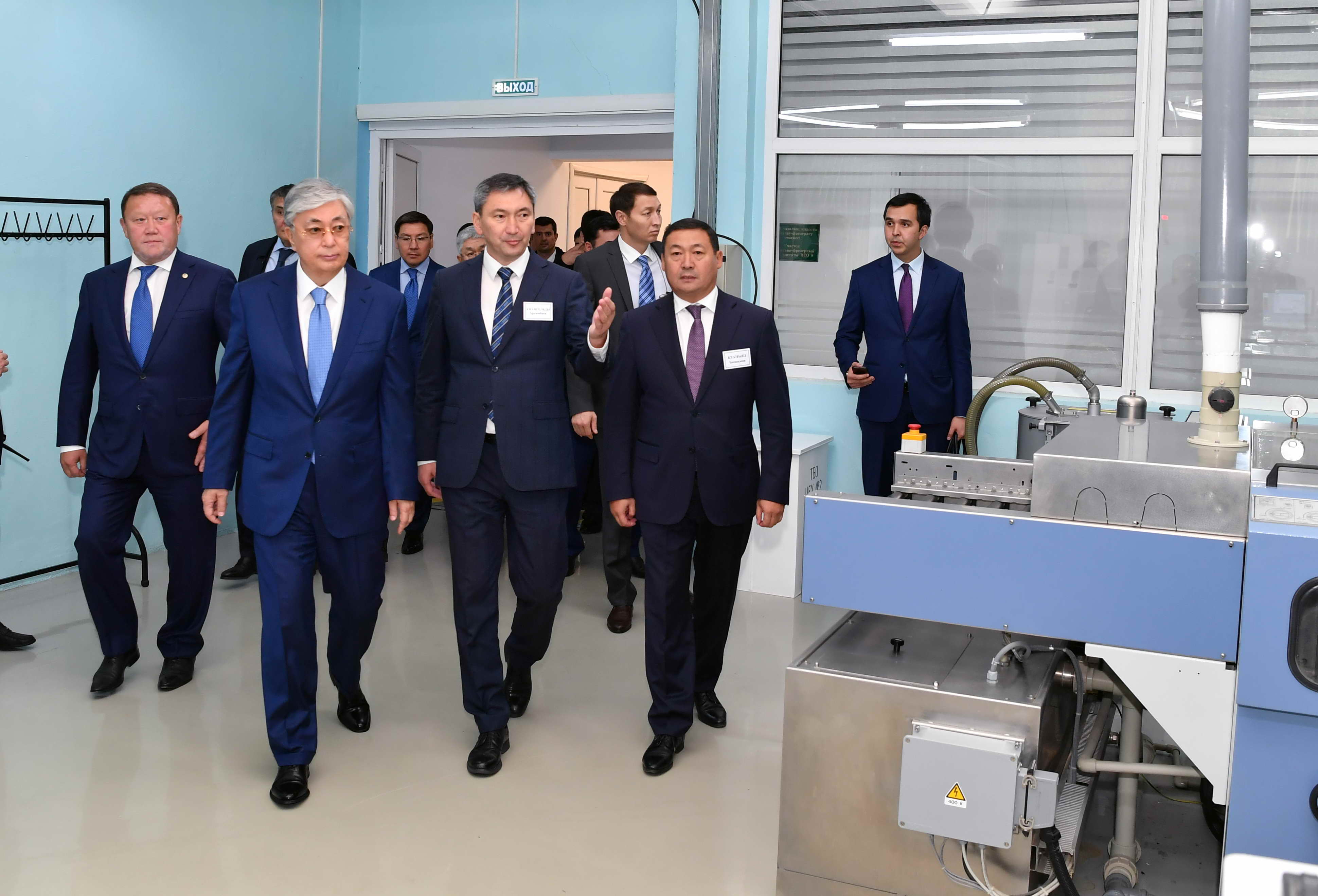 Kassym-Jomart Tokayev visited the plant named after C. Kirov