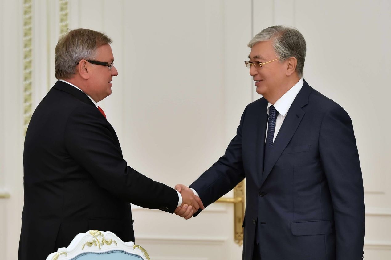 Tokayev receives Chairman of the Board of JSC VTB Bank