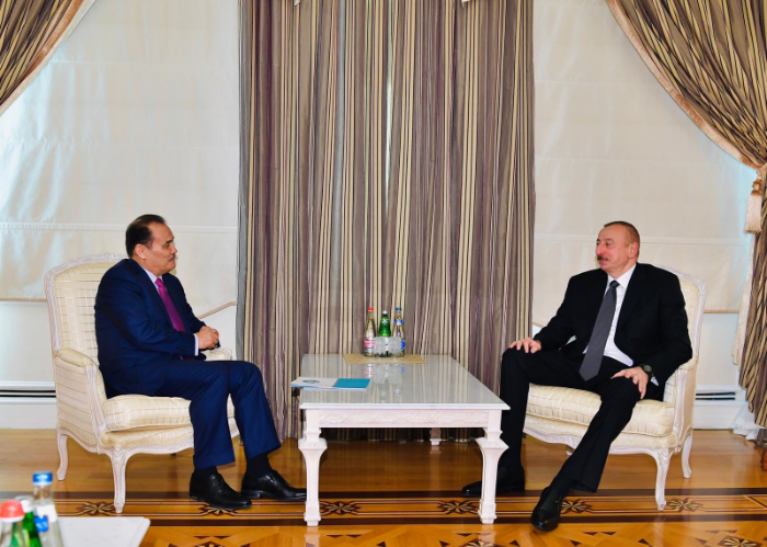 President of the Republic of Azerbaijan receives the Secretary General of the Turkic Council