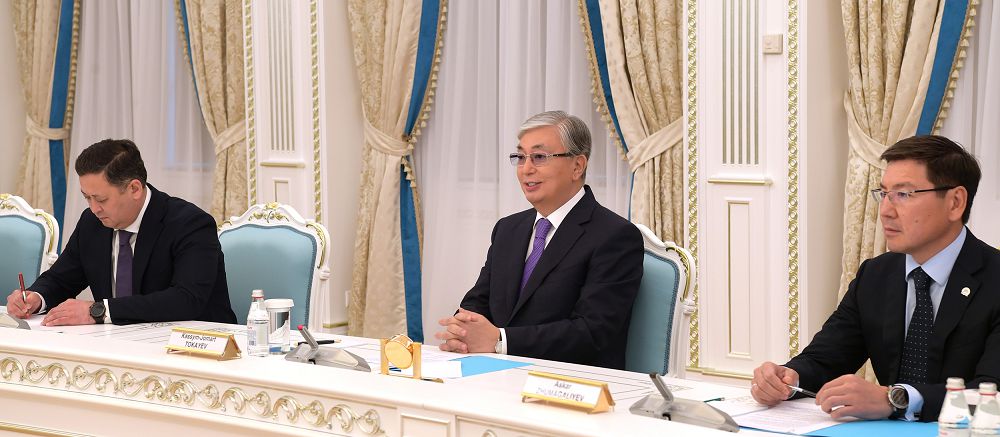 President Kassym-Jomart Tokayev receives Teo Chee Hean