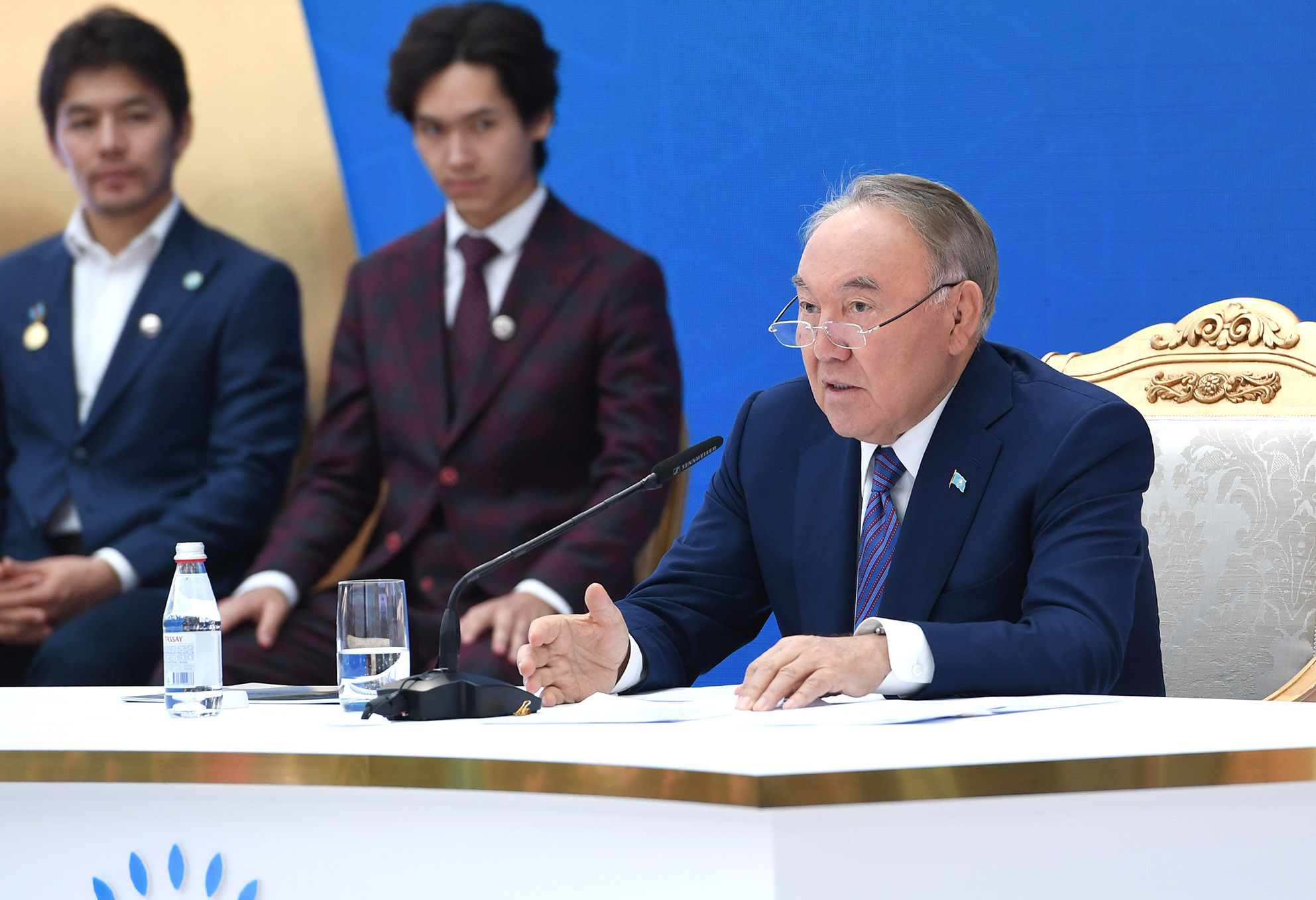 N.Nazarbayev meets talented youth of the country