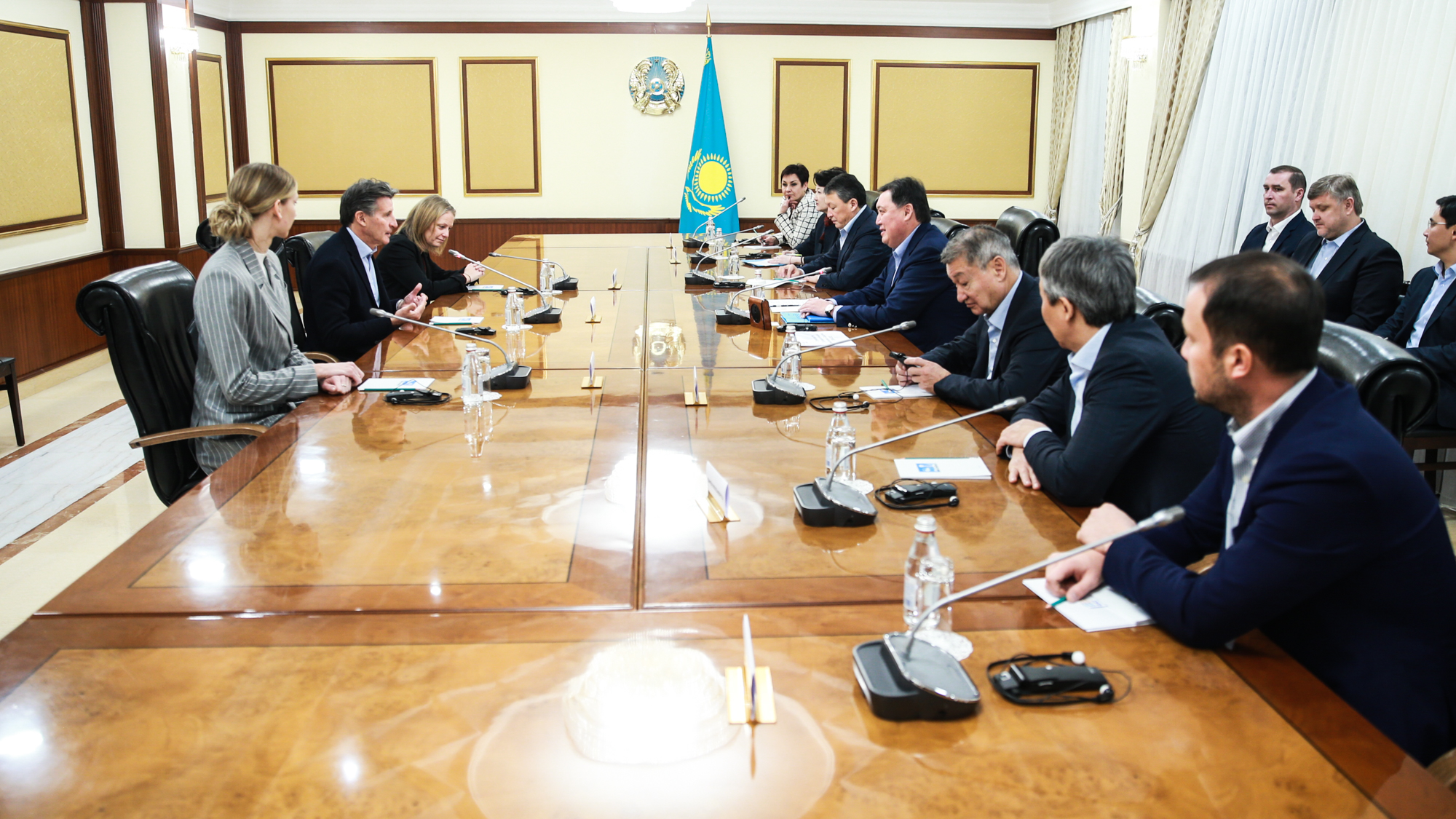 Prime Minister meets with President of International Association of Athletics Federations