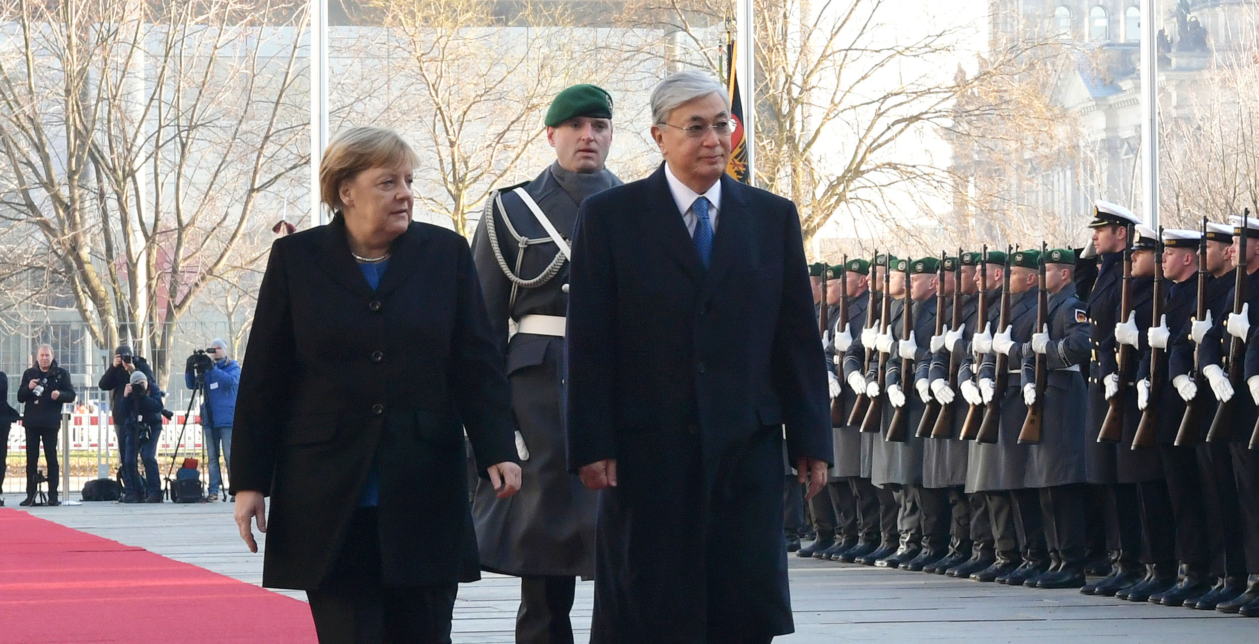 Kassym-Jomart Tokayev meets with Angela Merkel