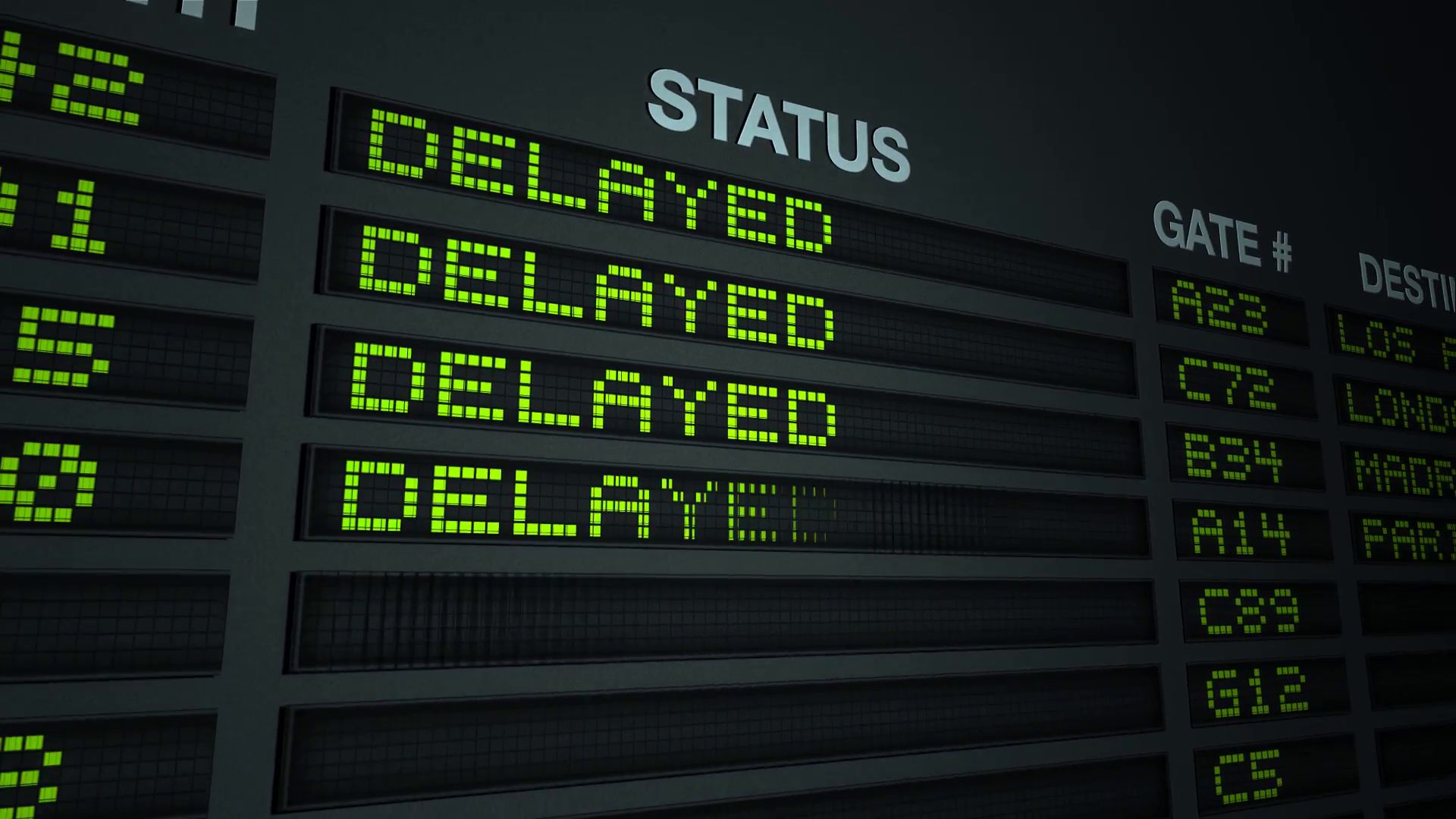 A number of flights delayed at Almaty airport