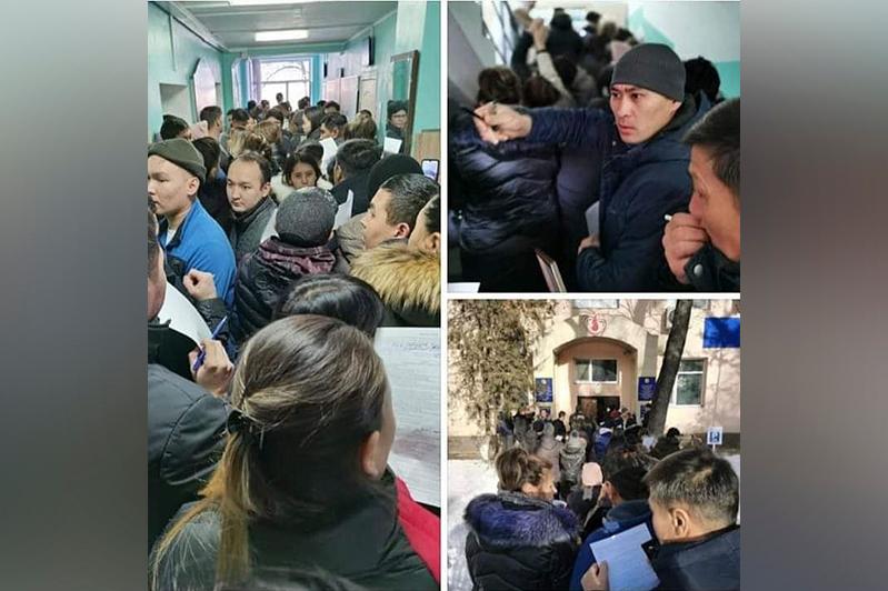Almaty residents lined up to donate blood for victims of the crash