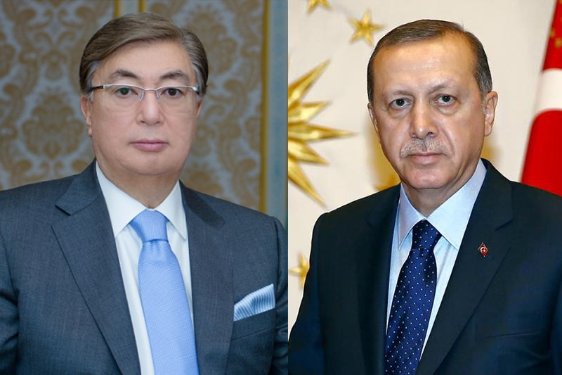Kazakh President had a telephone conversation with Recep Tayyip Erdoğan