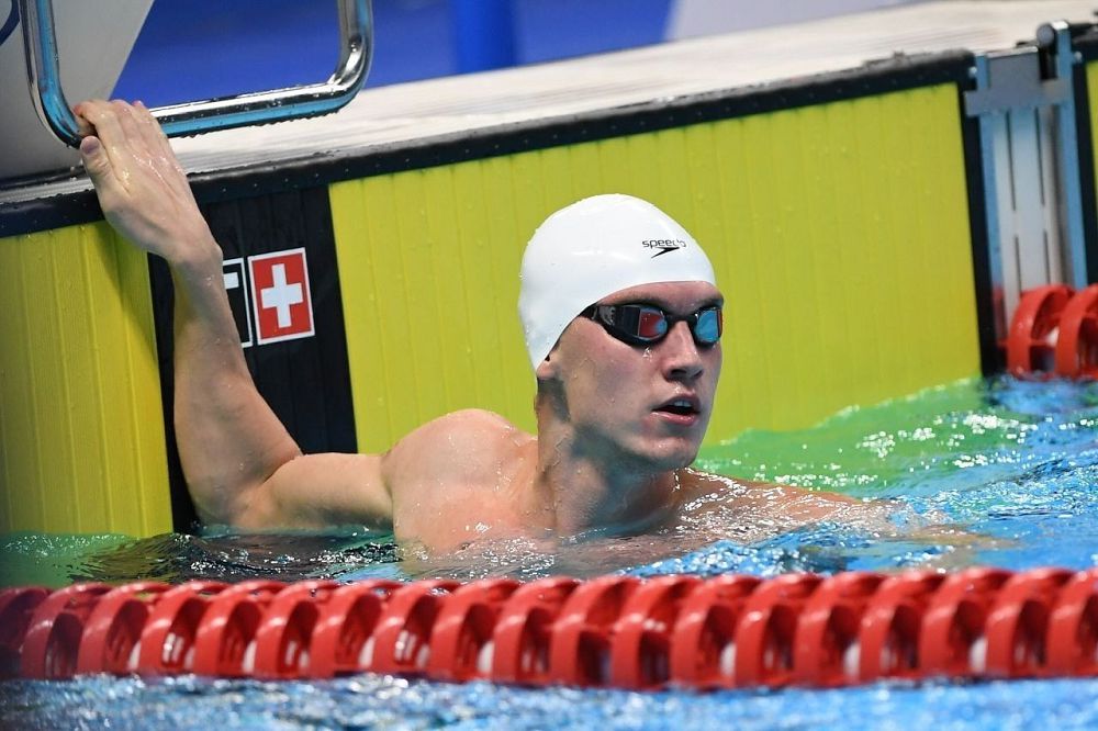 Kazakh swimmer Balandin takes the "bronze" at Champions Swim Series