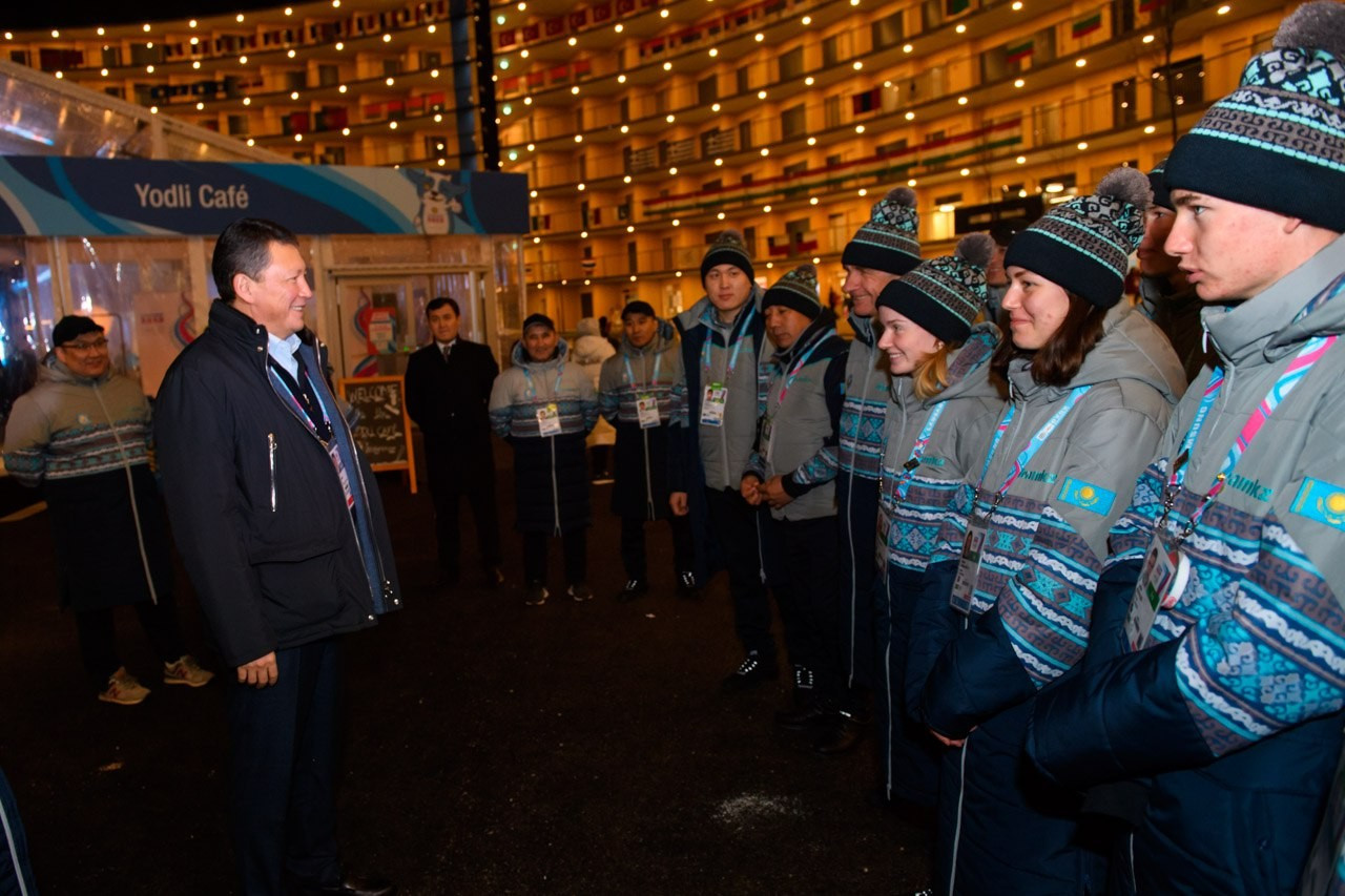 President of the NOC meets with Kazakh athletes