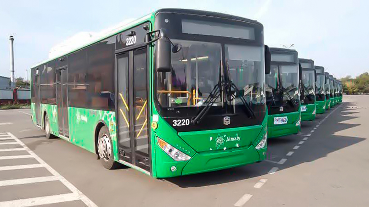 New buses begin hitting the streets of Almaty