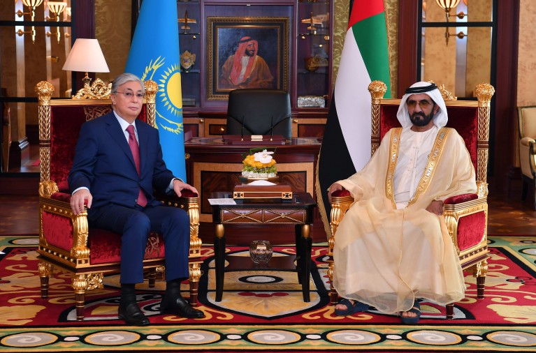 Kazakh President meets with Vice President of the United Arab Emirates