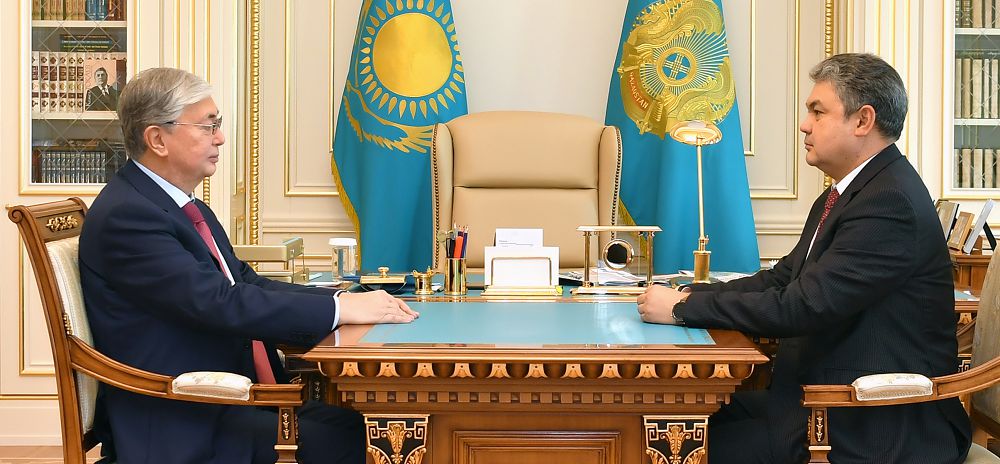 Kazakh President receives the newly appointed Ambassador to Russia