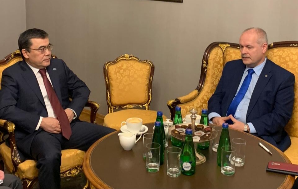 Kazakh Ambassador meets with speaker of the Estonian Parliament