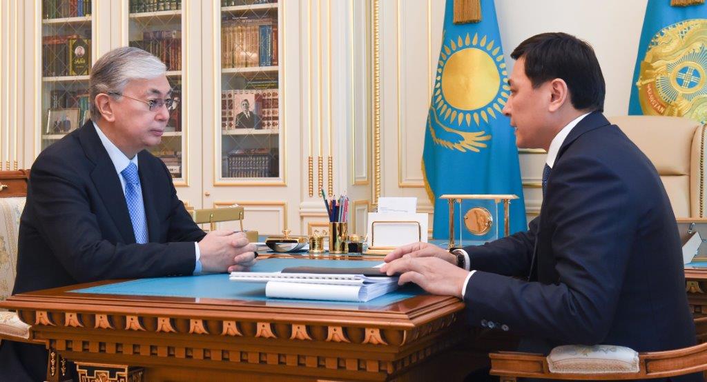 Head of the state receives Altai Kulginov