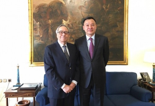 Kazakh Ambassador meets with President of the Constitutional Court of Portugal