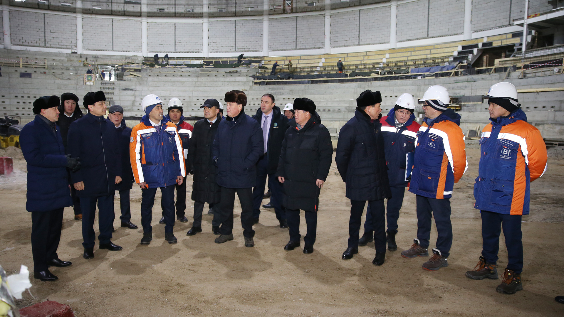 Askar Mamin inspects construction of sports and cultural infrastructure of the capital
