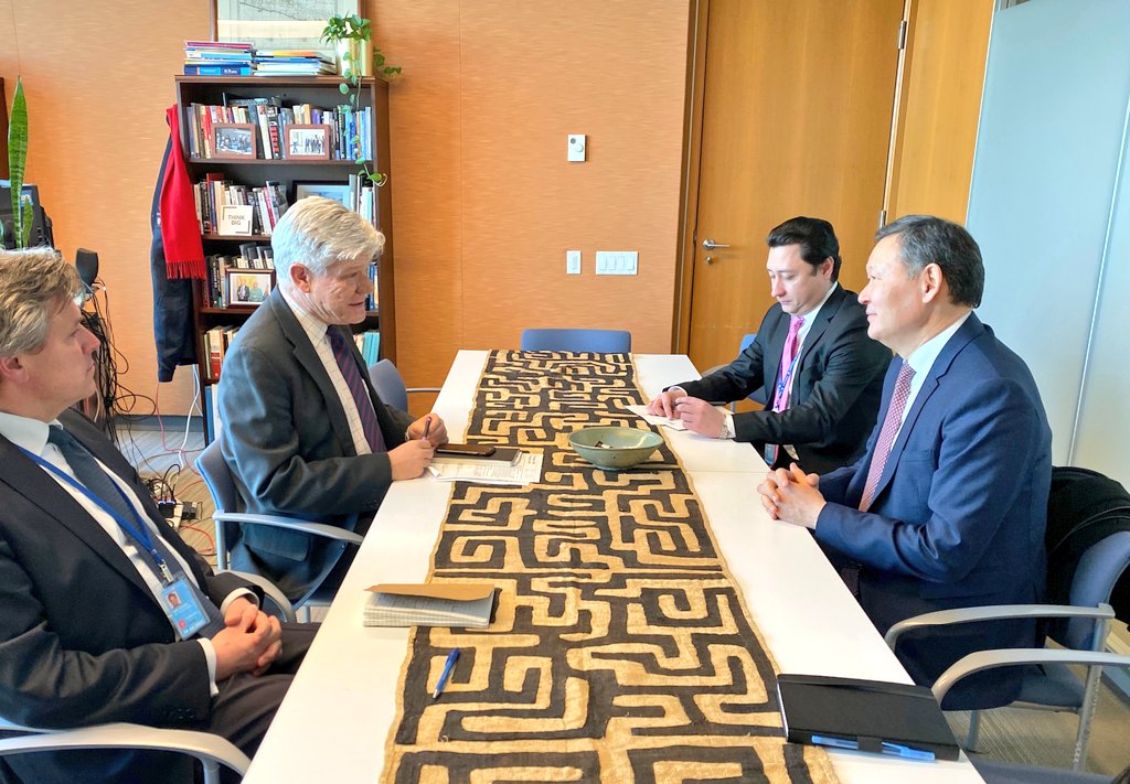 Kairat Umarov meets with UN Under-Secretary-General Special Adviser