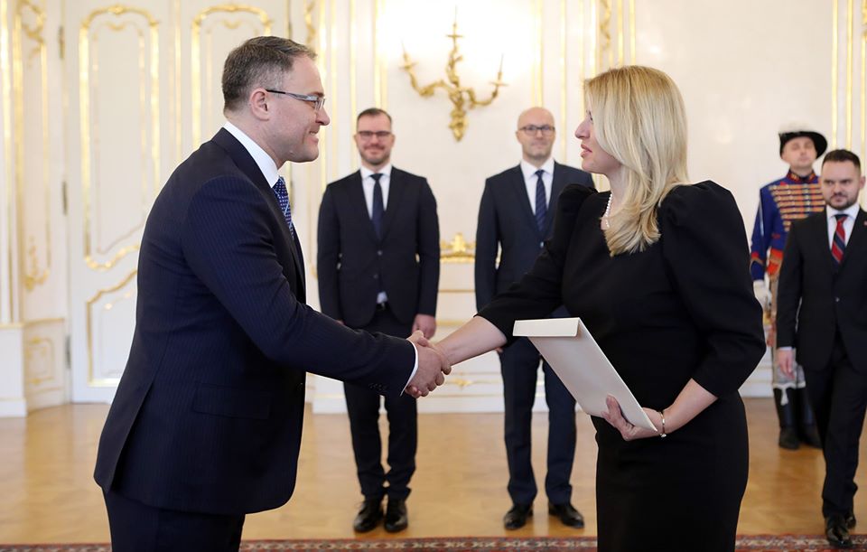 Kazakh Ambassador presents credentials to President of Slovakia