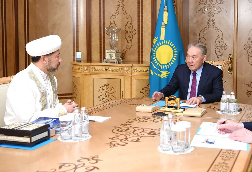 Nursultan Nazarbayev meets with Kazakh Supreme mufti