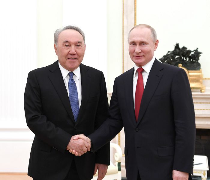 Nursultan Nazarbayev meets with President of the Russian Federation Vladimir Putin