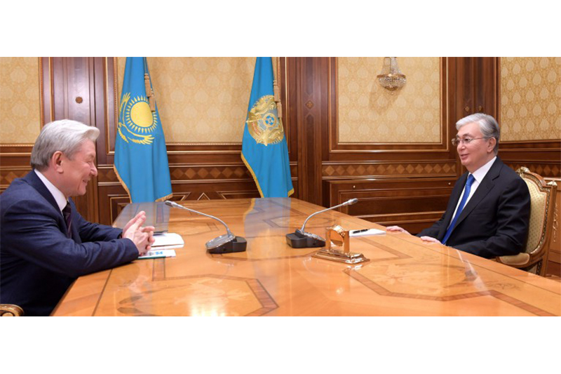 President meets with Jaksybek Kulekeyev and Marat Bashimov