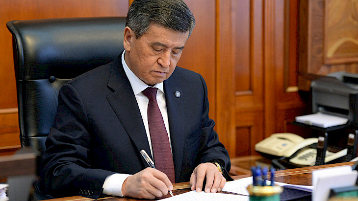 Kyrgyzstan’s Healthcare minister Cholponbaev dismissed